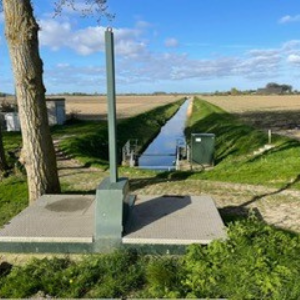 Waterschap schuiven