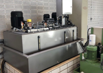 Hydraulische installatie voor gemaal