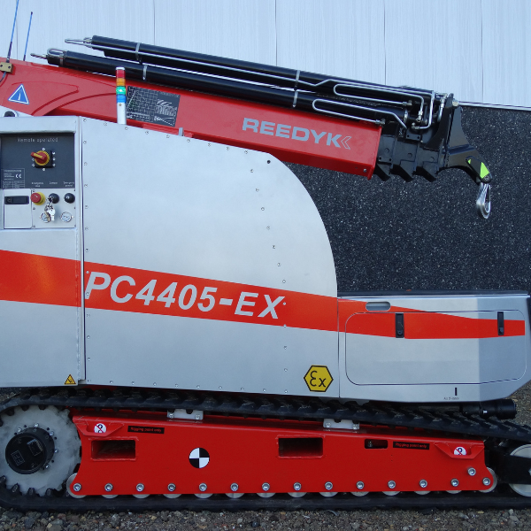 PC4405EX compact kraan ingeklapt