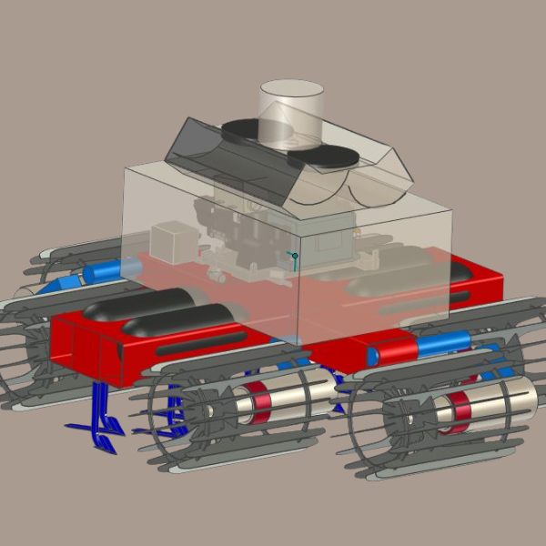 Technische tekening e-Robotiller